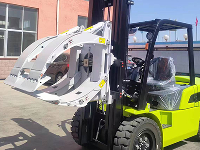 Customed Forklift with Paper Roll Holder