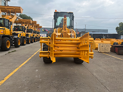 Customed Wheel Loader with Flat Clamp