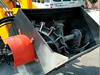 The Mixing Bucket of a Wheel Loader