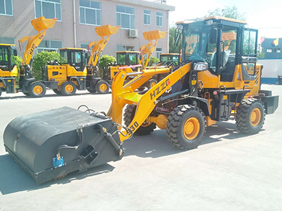 The Road Sweeper Attachment for Wheel Loader