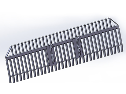 Wheel Loader Grass Fork Attachment